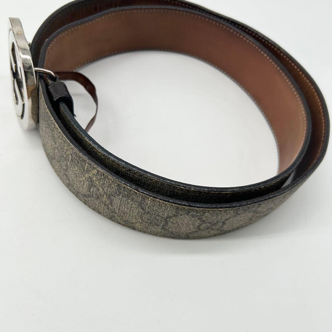 17524✨GUCCI GGスプリーム インターロッキング金具 ベルト