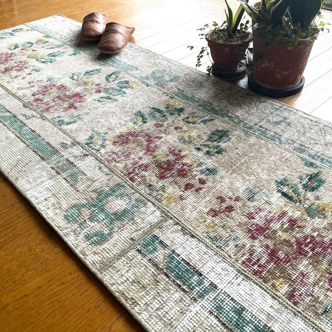 トルコヴィンテージラグNo.93 ランナーラグ