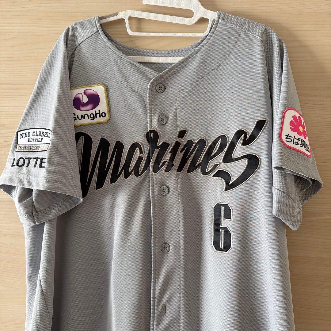 ロッテ　ネオクラシックユニ　2025 Lサイズ　西川史礁 #6 NCE