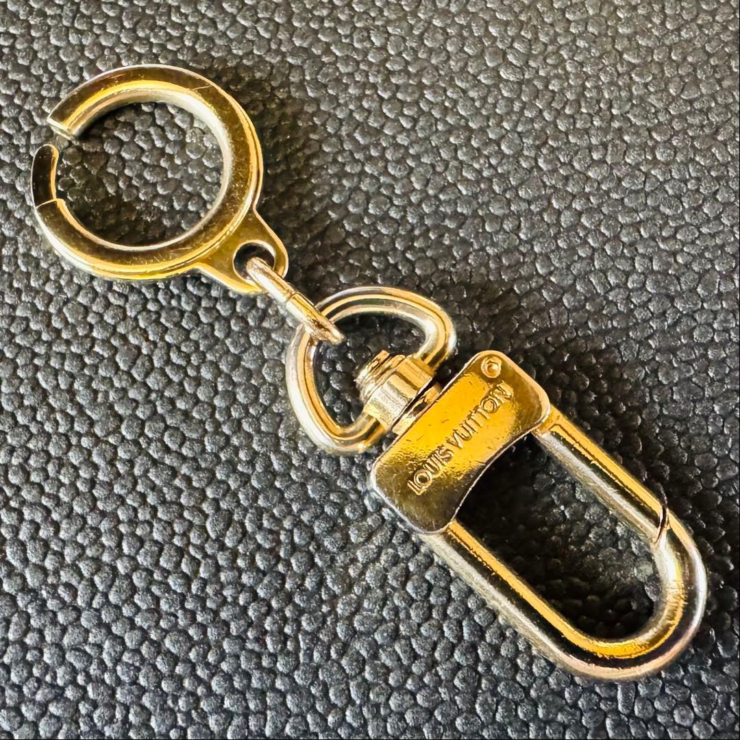 LOUIS VUITTON アノクレ キーリング キーホルダー ゴールド 美品