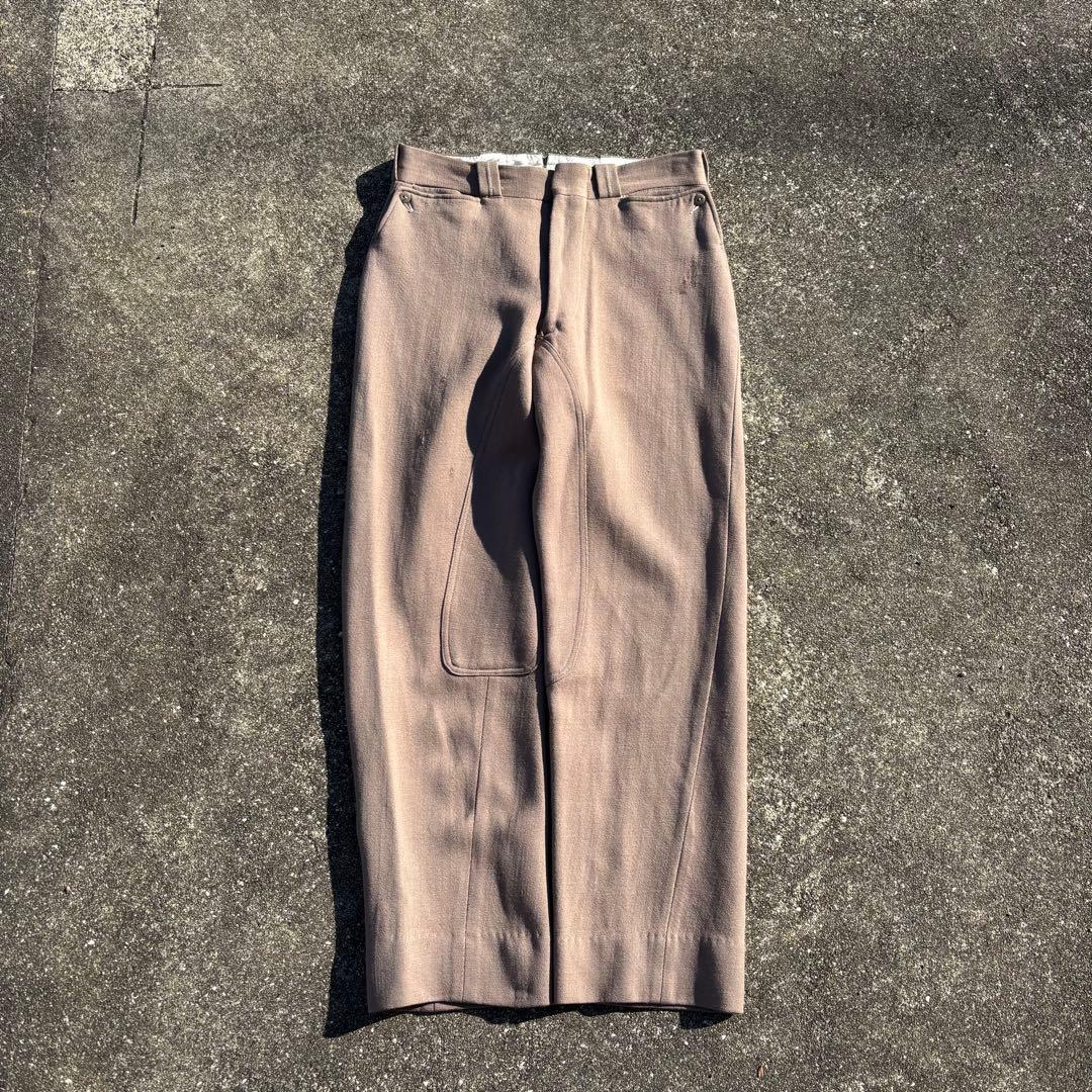 50s vintage HBARC ウールギャバ スラックス ウィップコード
