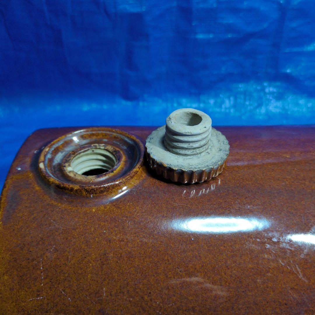 陶器製 湯たんぽ 中古品 昭和レトロ アンティーク暖か❗️