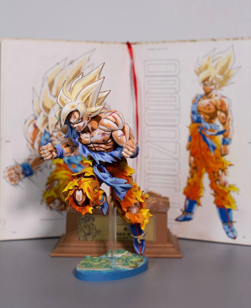 最低値段❗️ジャンプ50周年　超サイヤ人孫悟空　リペイント