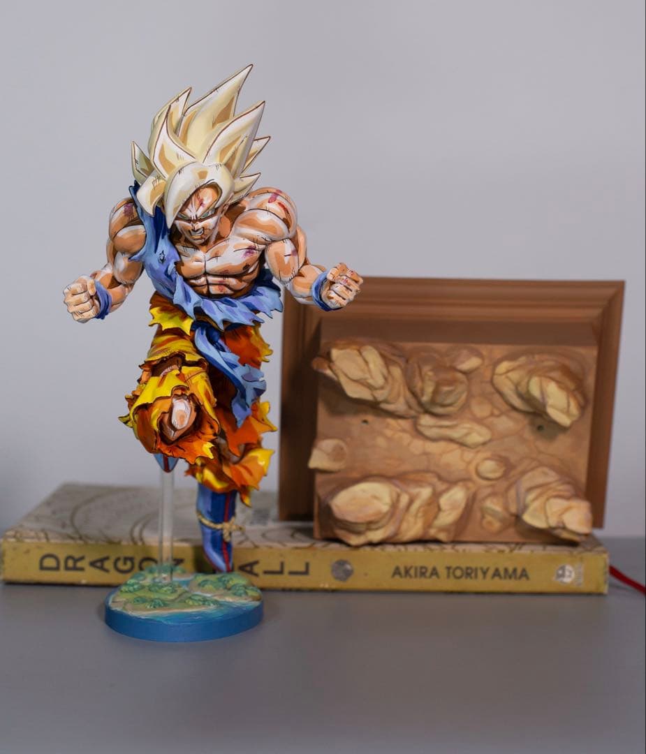 最低値段❗️ジャンプ50周年　超サイヤ人孫悟空　リペイント
