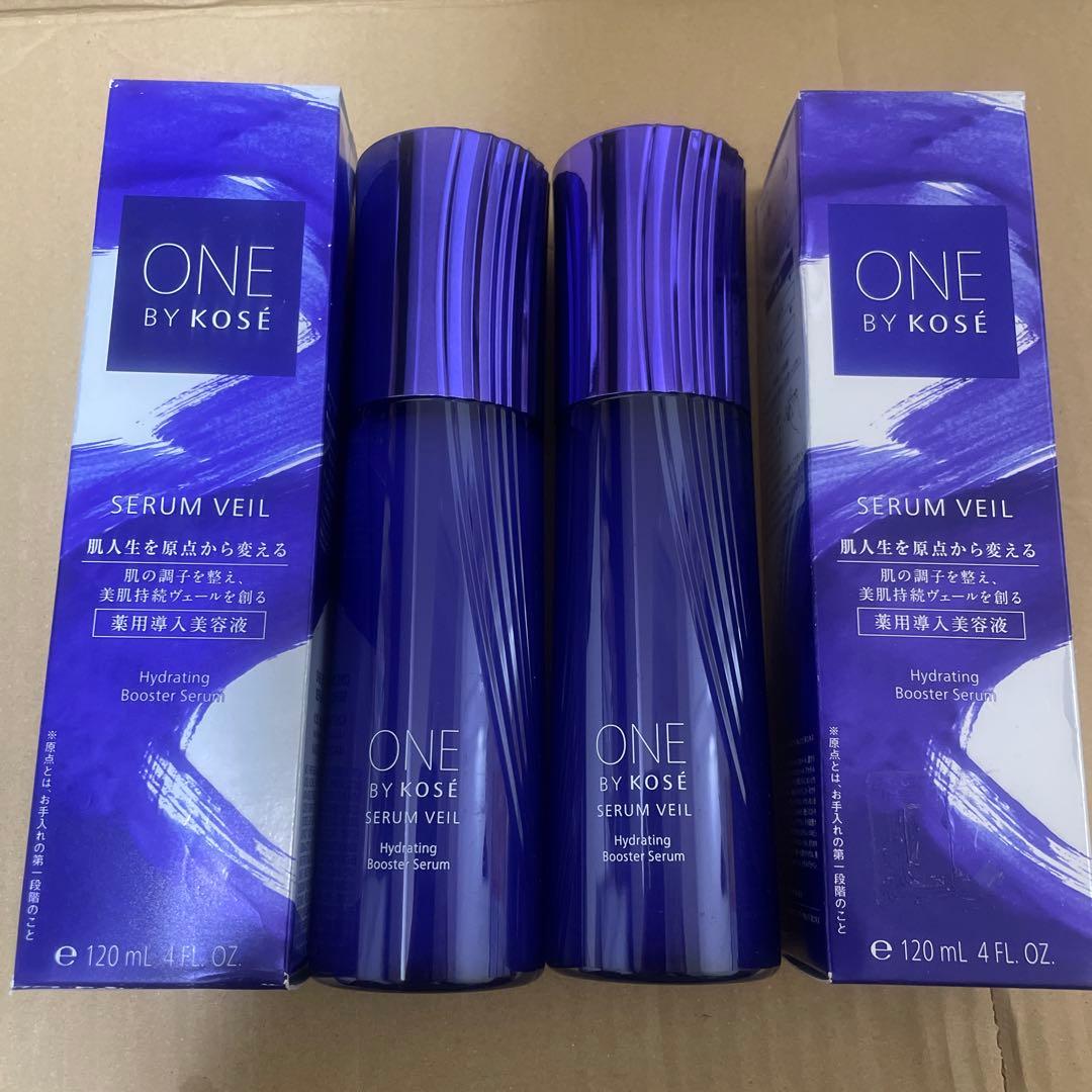 ONE BY KOSEセラム ヴェール 薬用導入美容液 120ml 2個セット