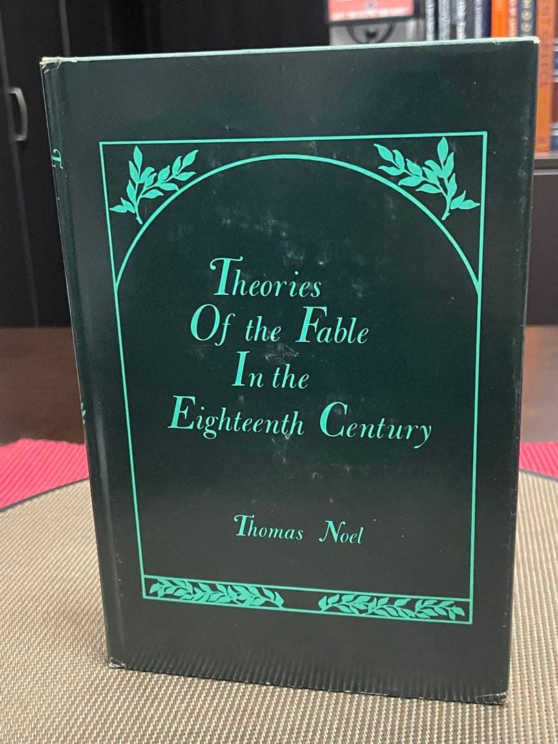 Theories Of the Fable In the Eighteenth…