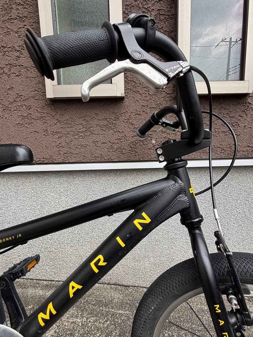 マリン　18インチ　マットブラック　キッズ自転車