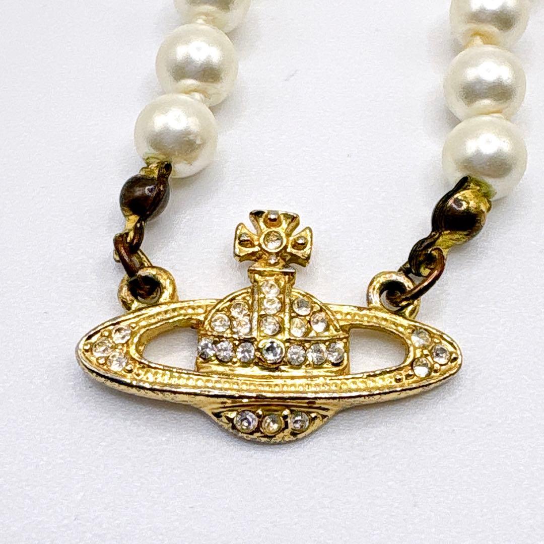 ヴィヴィアンウエストウッド パールネックレス オーブモチーフ チョーカー