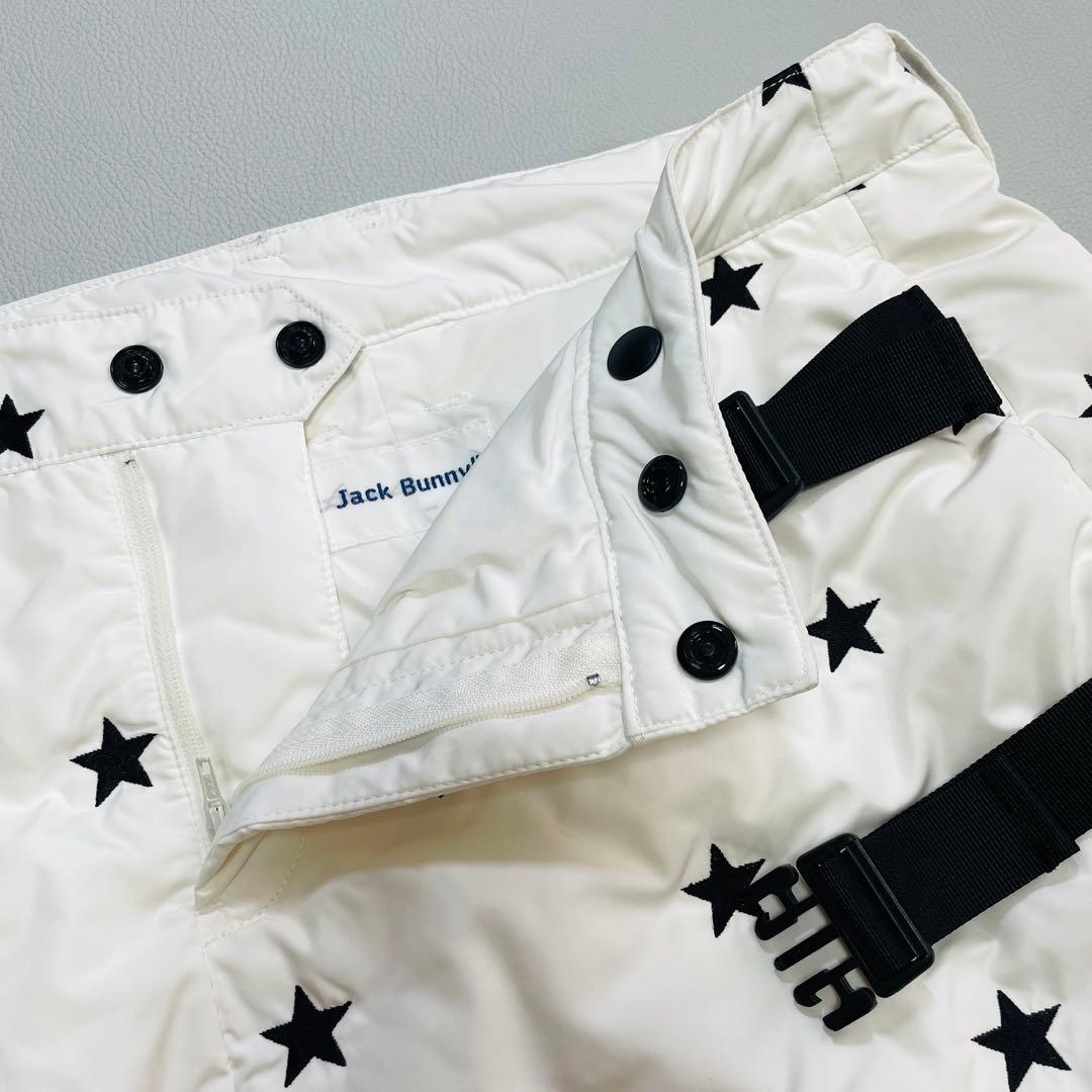 6534 ジャックバニー！　ダウンスカート　星柄　スター　無地　ネイビー