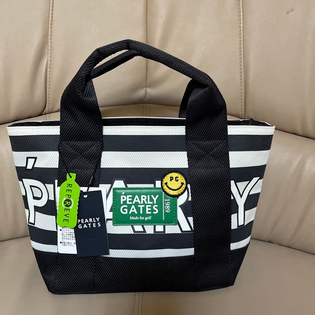 PEARLY GATES ゴルフトートバッグ ブラック/ホワイト