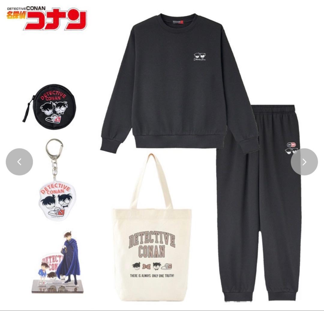 【新品】しまむら限定　名探偵コナン コナン＆新一６点セット　メンズ　Ｌサイズ