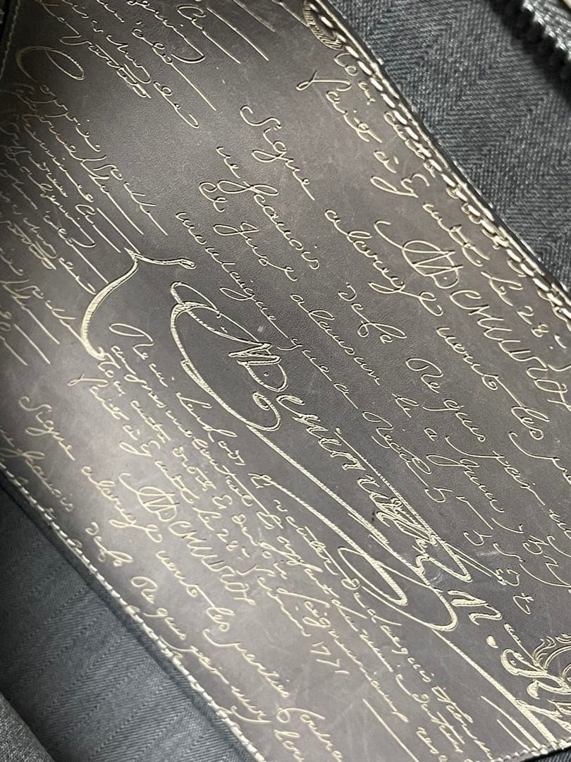 【稀少】ベルルッティ アンジュール カリグラフィースクリットレザー パティーヌ