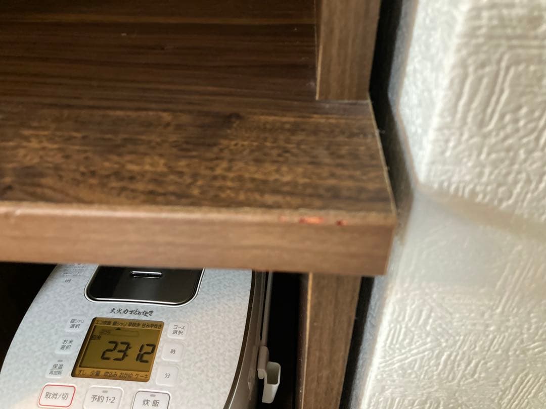 【値下げ交渉OK】木製レトロ食器棚 キッチン収納