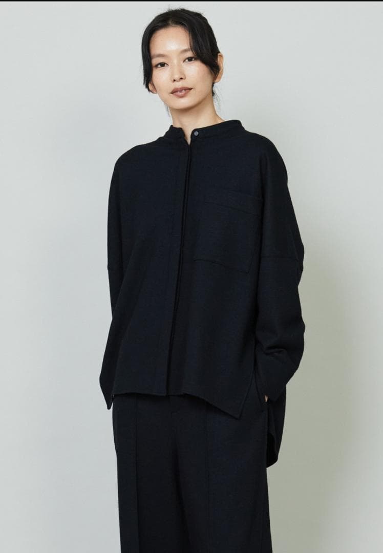 1erarrondissement　プルミエ　アロンディスモン　シャツ　　紺