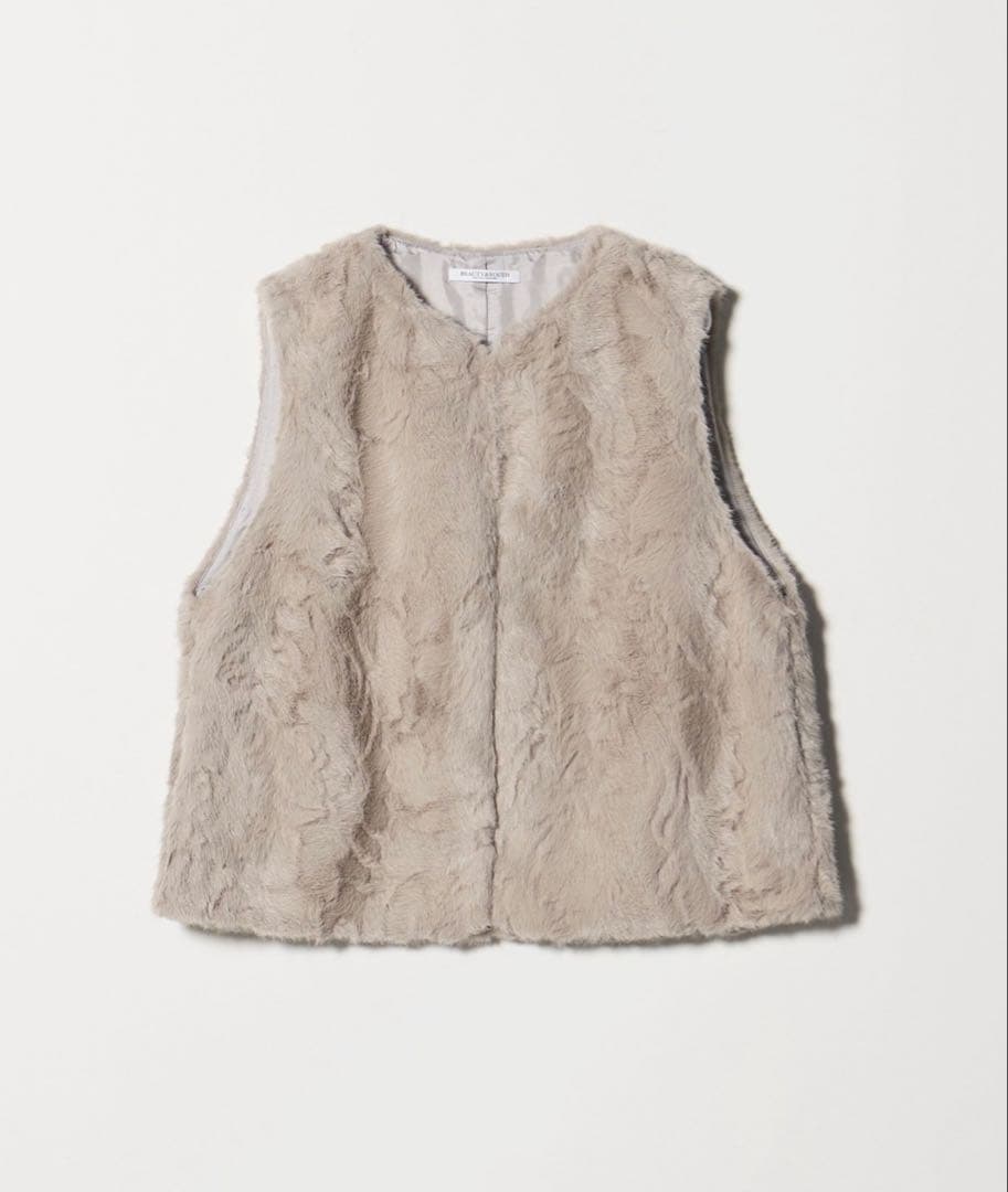 【完売品】今期⭐︎フェイクファーベスト