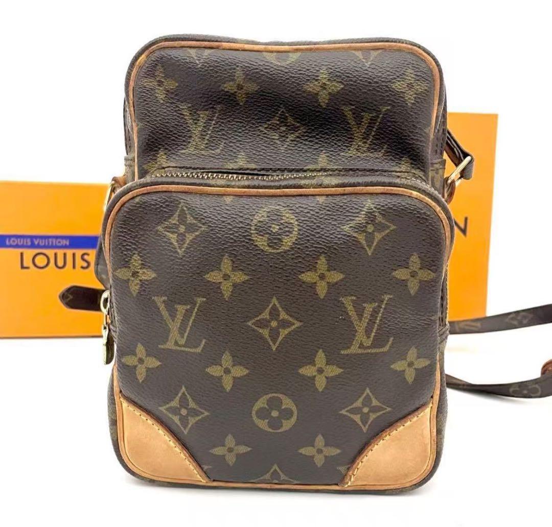 ルイヴィトン ショルダーバッグ モノグラム アマゾン ポケット ハゲなし