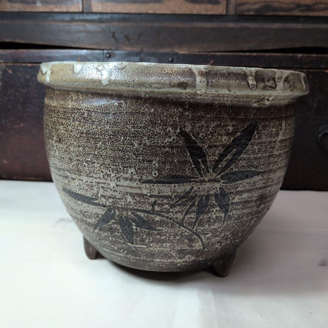 津軽の古い焼き物　悪戸焼　湯通し　紅葉の図