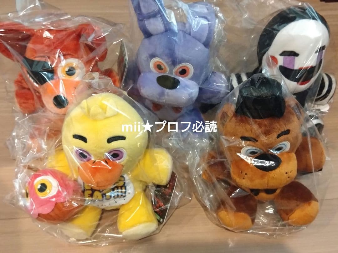 映画 ファイブナイトアットフレディーズ2 ぬいぐるみ 5種類