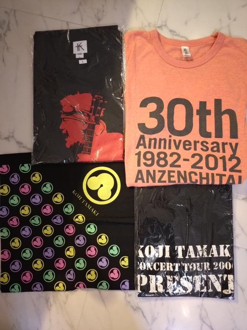 KOJI TAMAKI 安全地帯 Tシャツ5枚、全6点