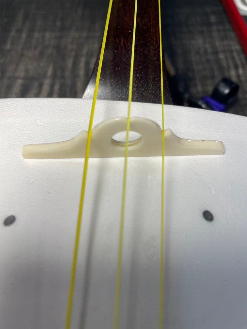 和胡弓（紅木材）　　胴花梨材 竹弓馬毛　　トランクケース 付属品