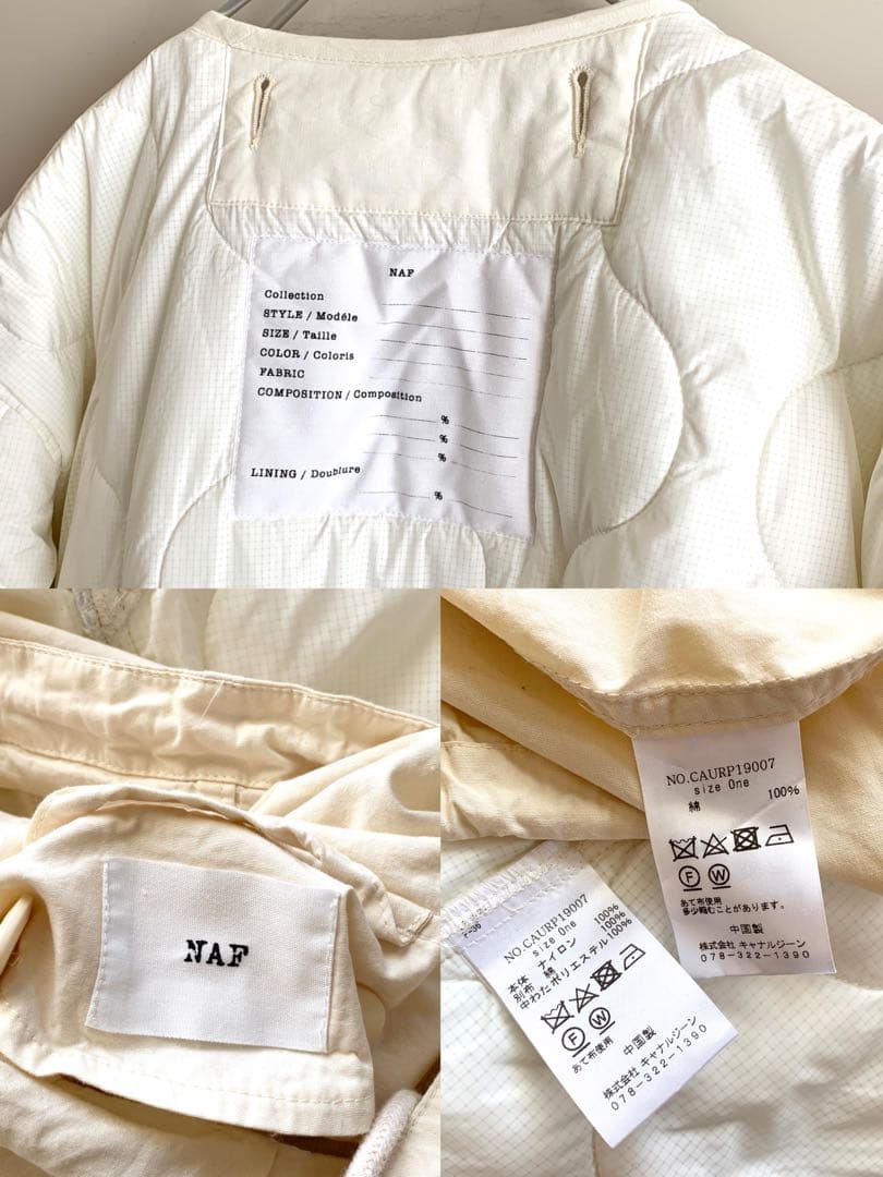 まる様 NAF ナフCANAL JEAN フィッシュテール　モッズパーカー