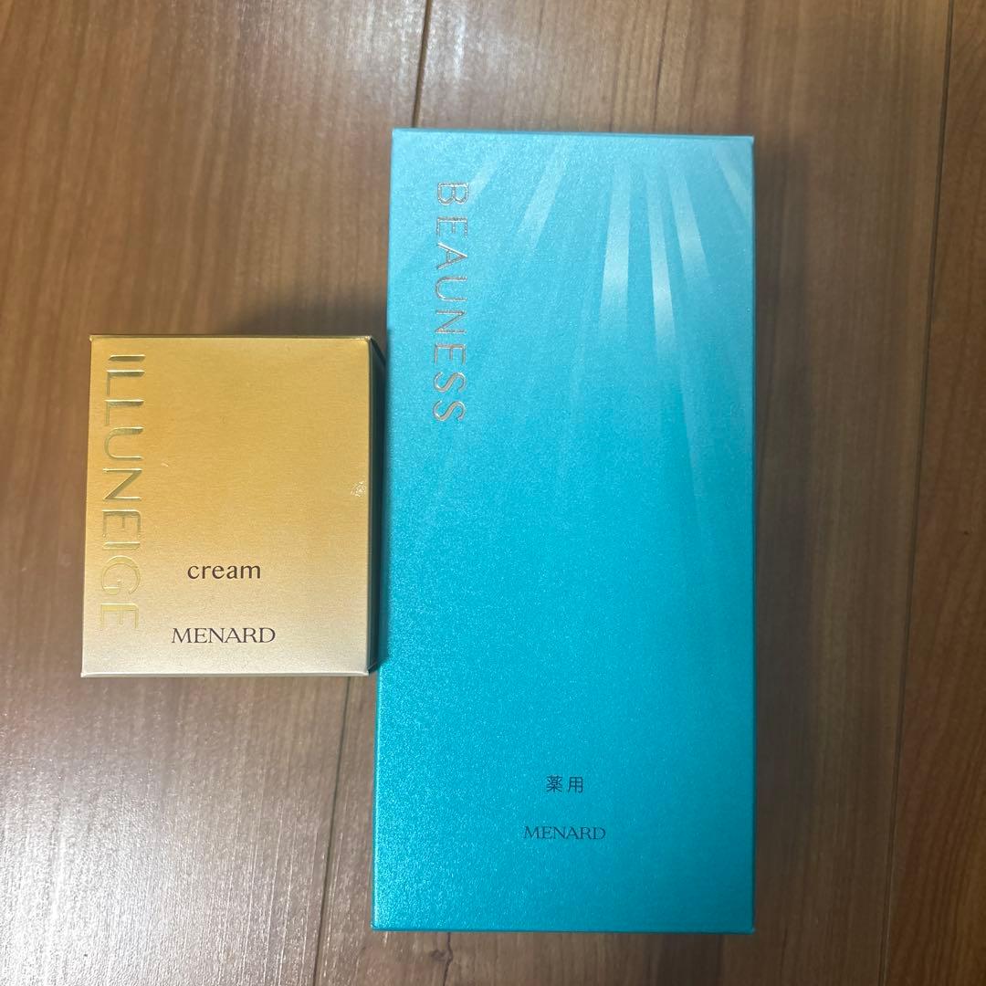 《新品》MENARD イルネージュナイトクリーム、ビューネミニボトル付き