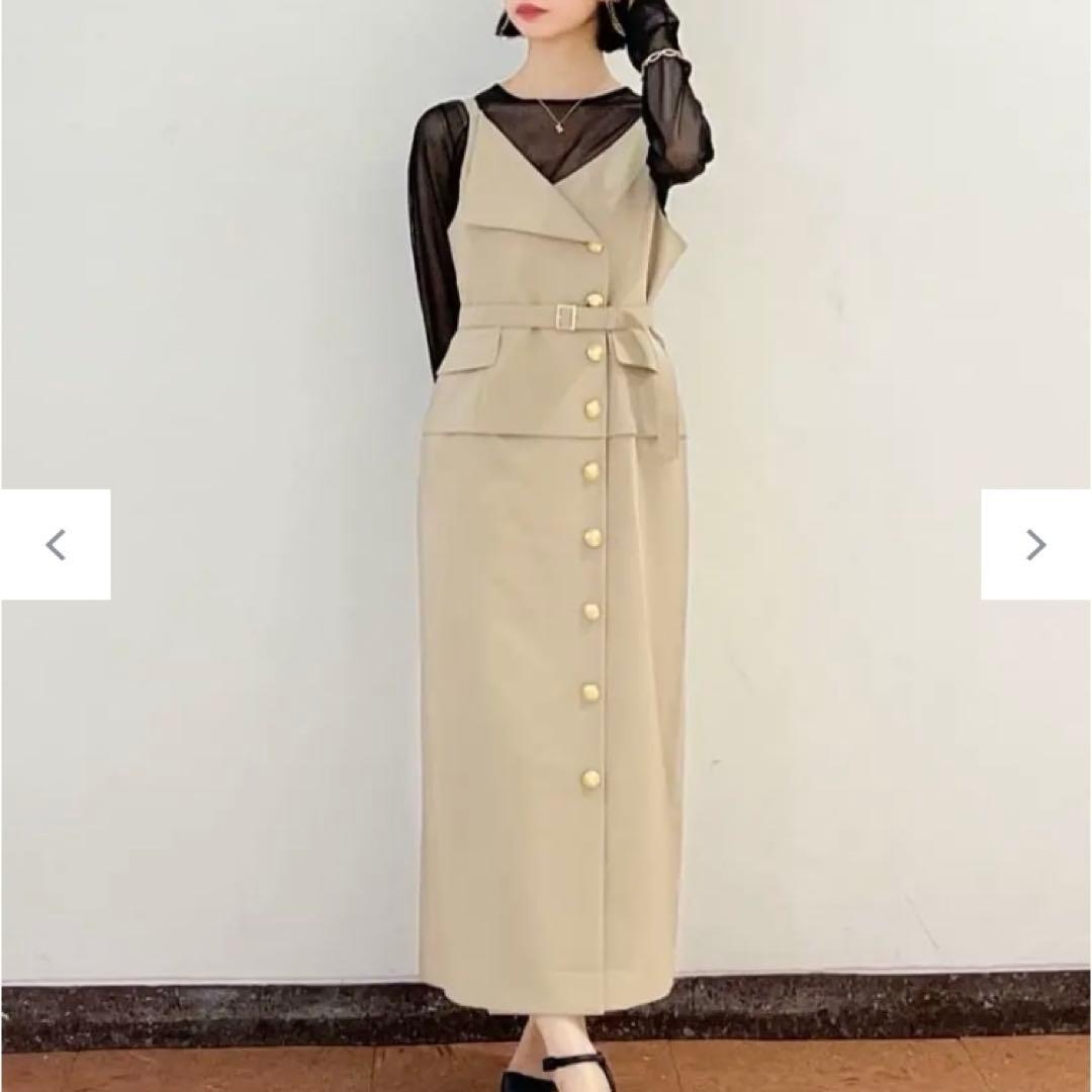 新品　グレースコンチネンタル　タイトテーラー　ジャンパースカート