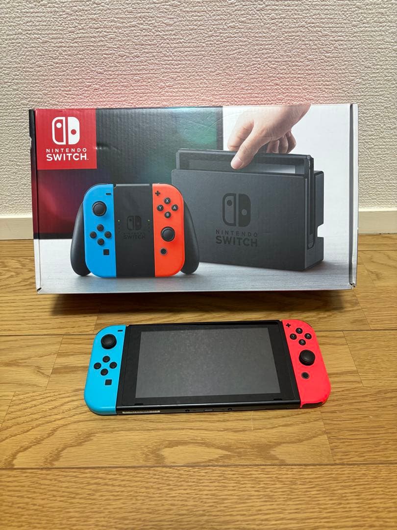 Nintendo Switch 本体 青/赤 Joy-Con【箱・付属品完備】