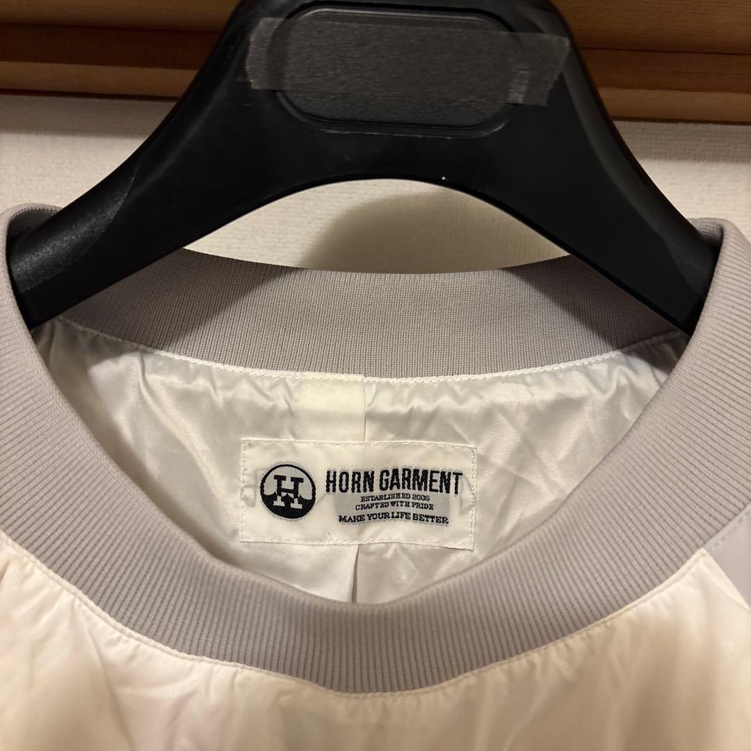 [✨極美品✨]HORN GARMENT ダウンジャケット ホワイト48 Lサイズ