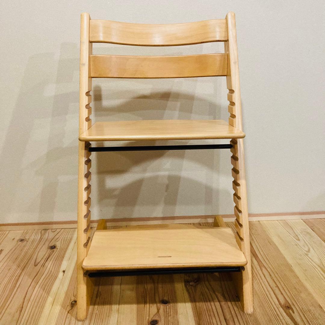 【良品】STOKKE トリップトラップ No.3 ストッケ ナチュラルウッド