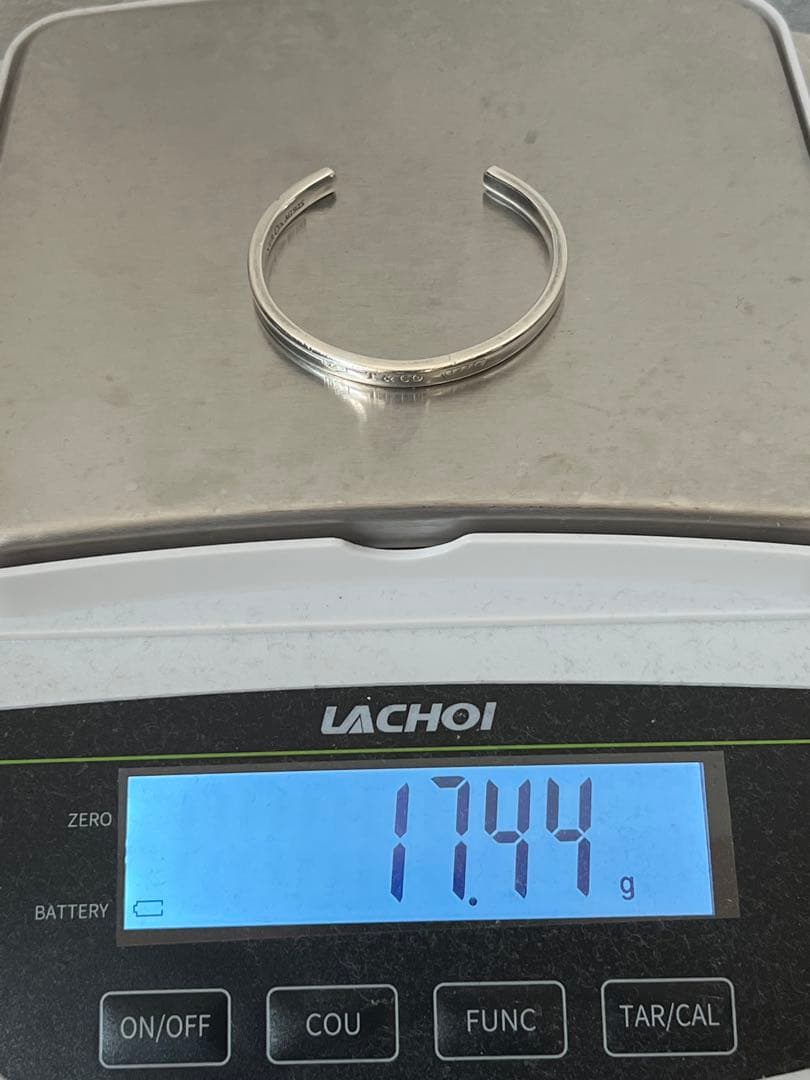 ティファニー TIFFANY 1837 ナローカフ バングル Ag925