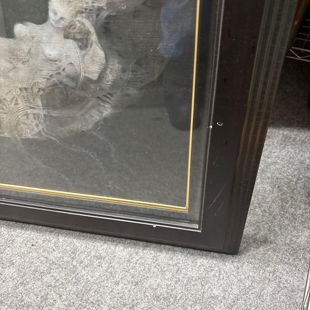 絵画　額縁　油彩画　F20 アクリル版