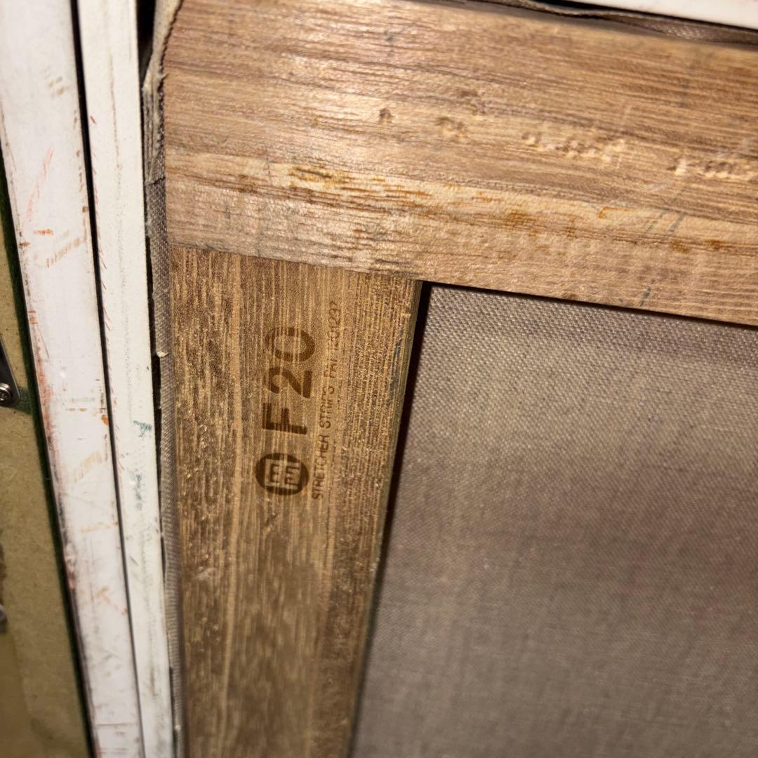 絵画　額縁　油彩画　F20 アクリル版