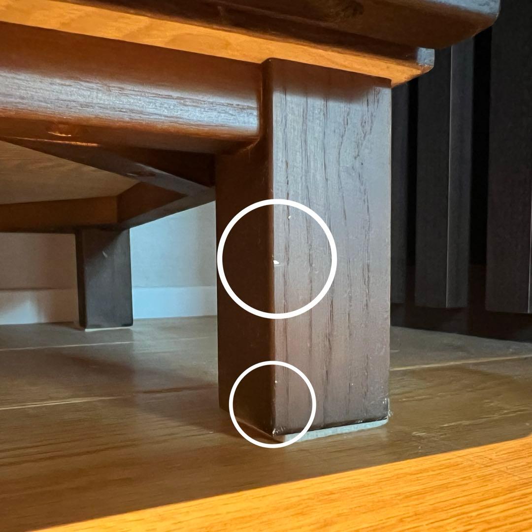 無印良品 木製チェスト 4段ワイド タモ材突板 ダークブラウン