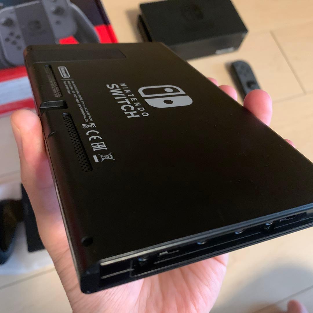 （美品）Nintendo Switch本体（グレー）
