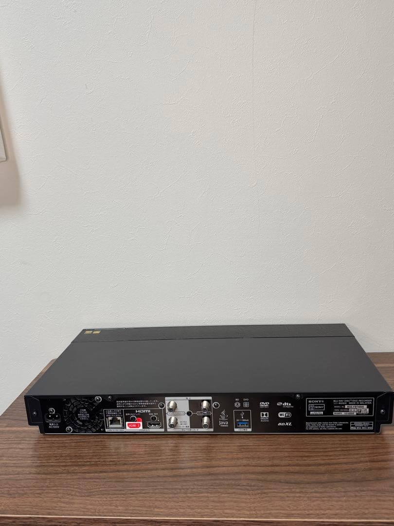 SONY BDZ-FBT4000 ブルーレイ/DVDレコーダー　4TB