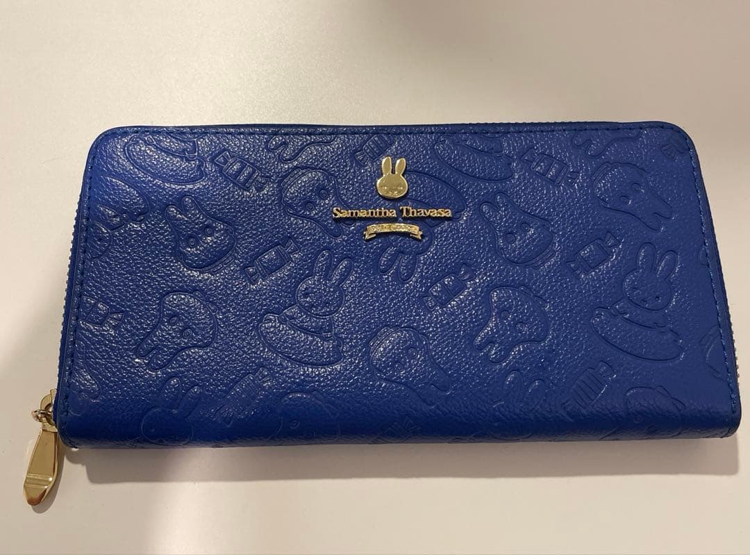 ミッフィ　Samantha Thavasa 長財布　ブルー