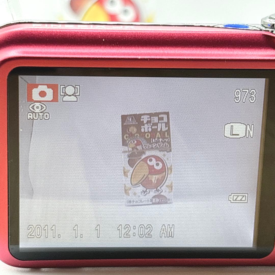 FUJIFILM FinePix JX400 レッド デジカメ　コンデジ　カメラ
