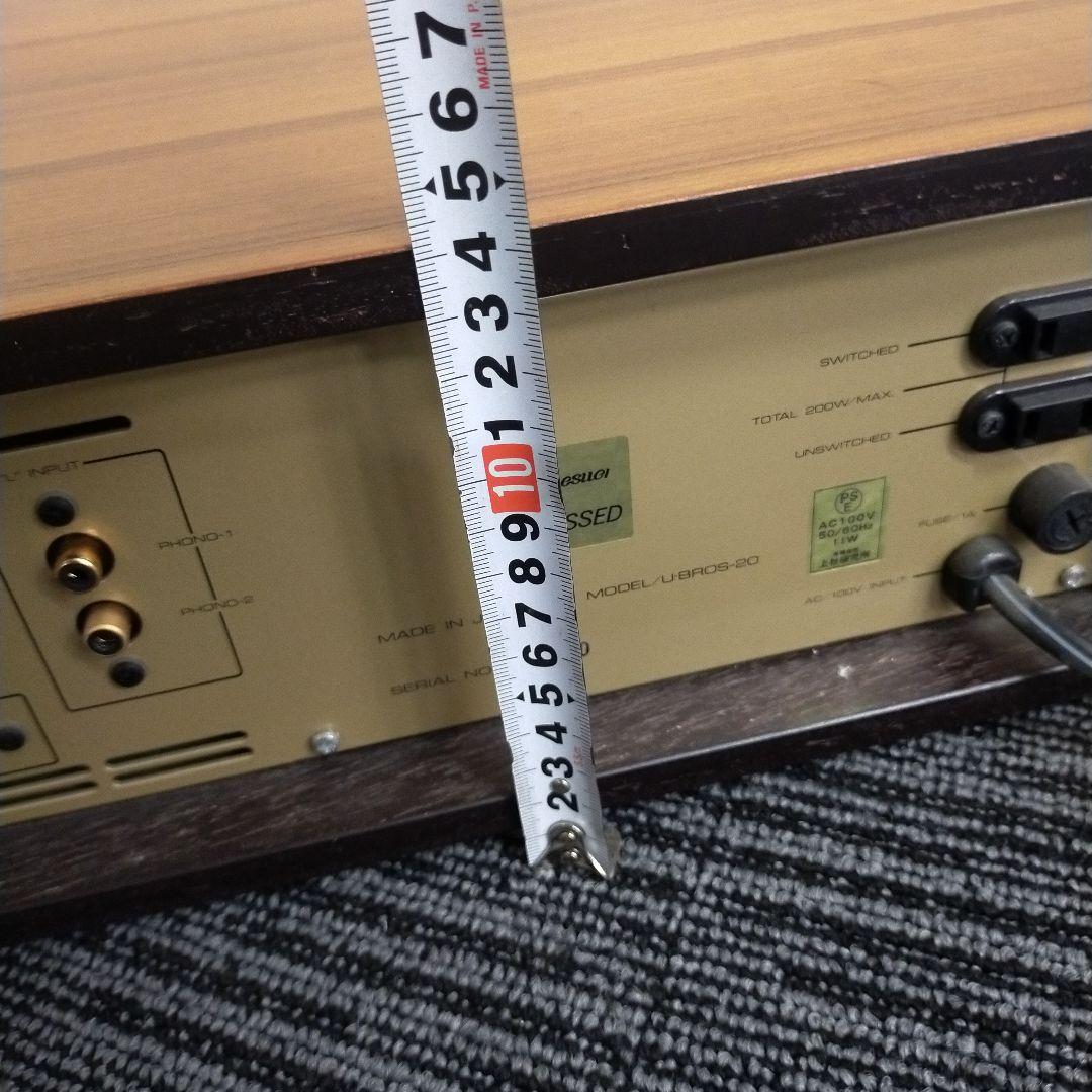 【UESUGI/ウエスギ/U・BROS-20/真空管/フォノイコライザー】