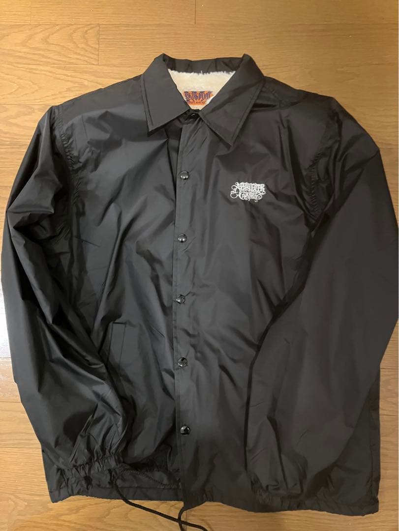 BUDSPOOL ブラックナイロンジャケット