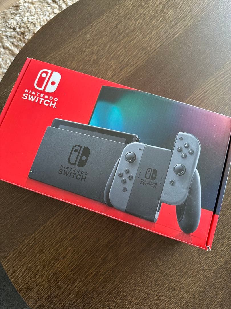 【美品】Nintendo Switch 本体 グレー（バッテリー強化モデル）