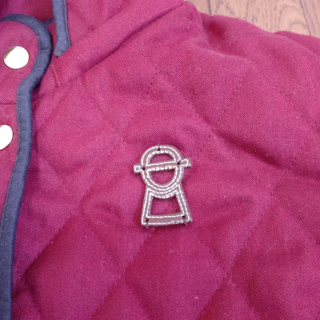 PICONE ピッコーネ赤 キルティング フード付きジャケット サイズL