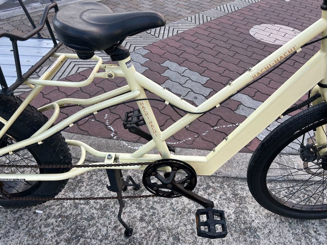 HACHI HACHI 外装8段変速 フレームクロモリ 前後ディスクブレーキ