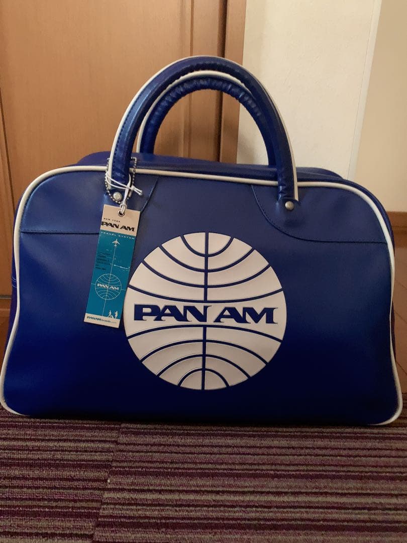 PAN AM パンナム　ボストンバッグ 青