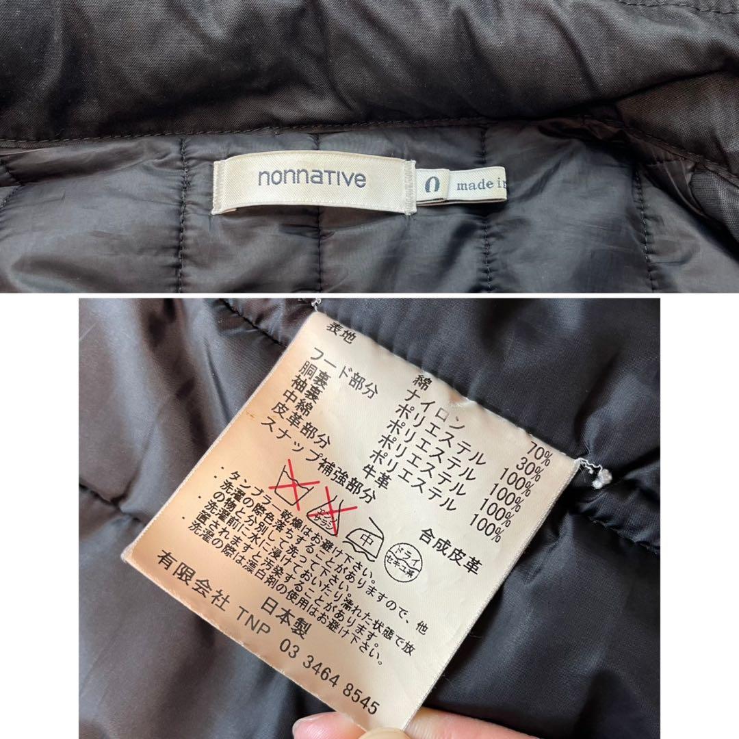 nonnative TROOPER PUFF COAT 中綿コート黒 M相当