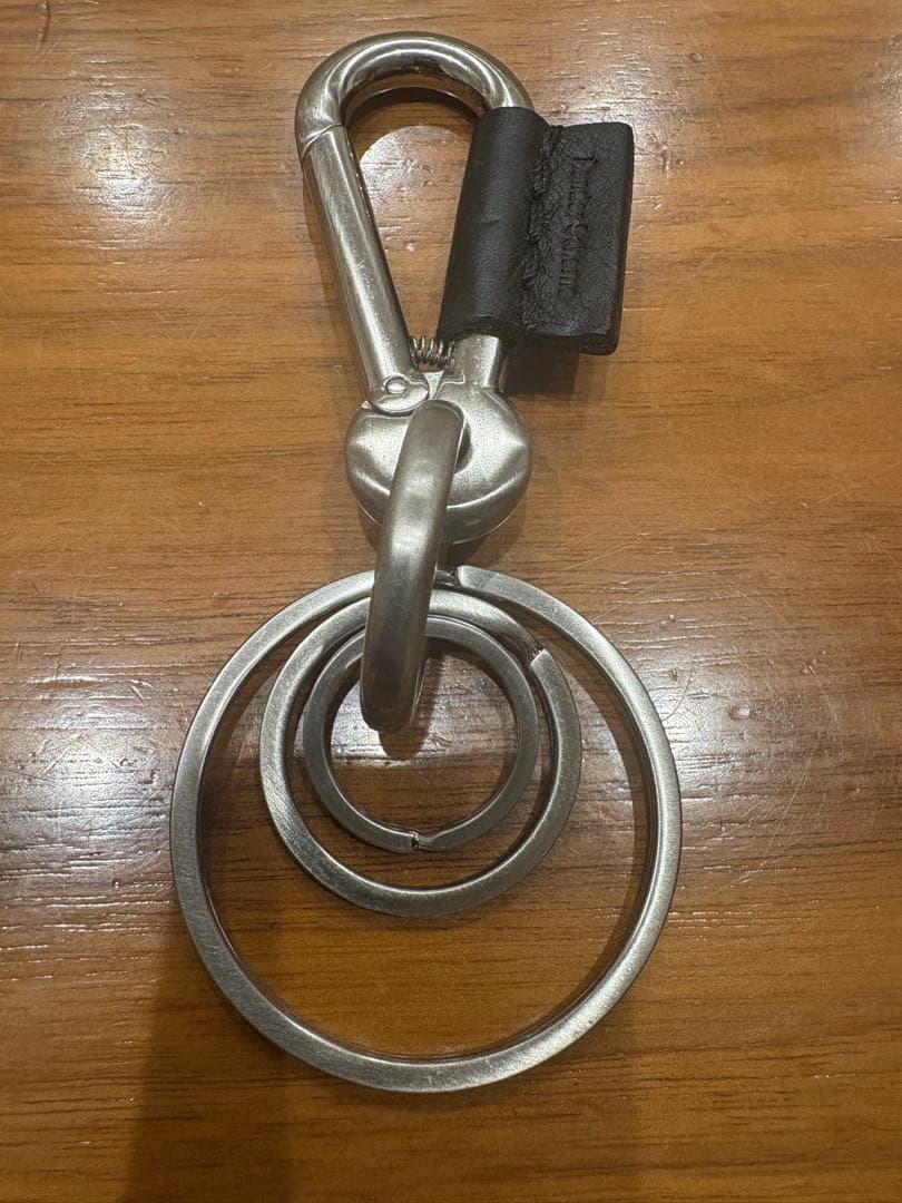 くりすけ Handmade Scheme カラビナキーホルダー シルバー