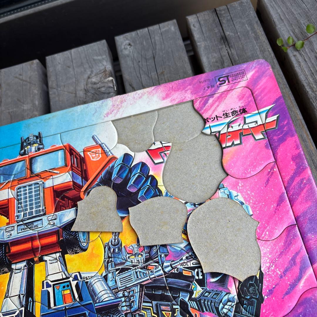 激レア　当時物　トランスフォーマー 　ジグソーパズル　昭和レトロ　ショウワノート