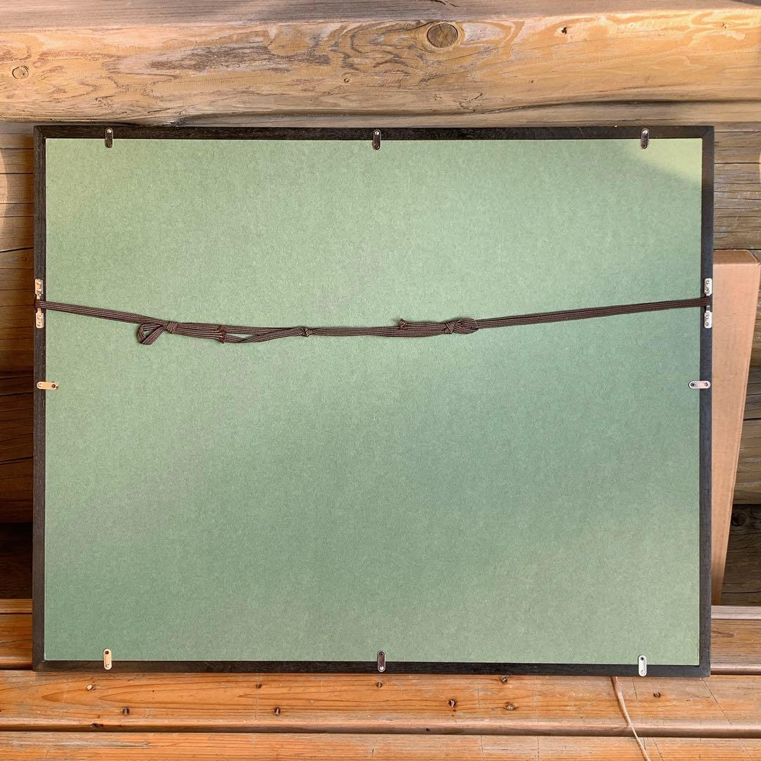 ドラゴン　龍　竜　楚国　漢代　帛画　シルク　絹　中国　骨董品　絵画　額縁　古美術