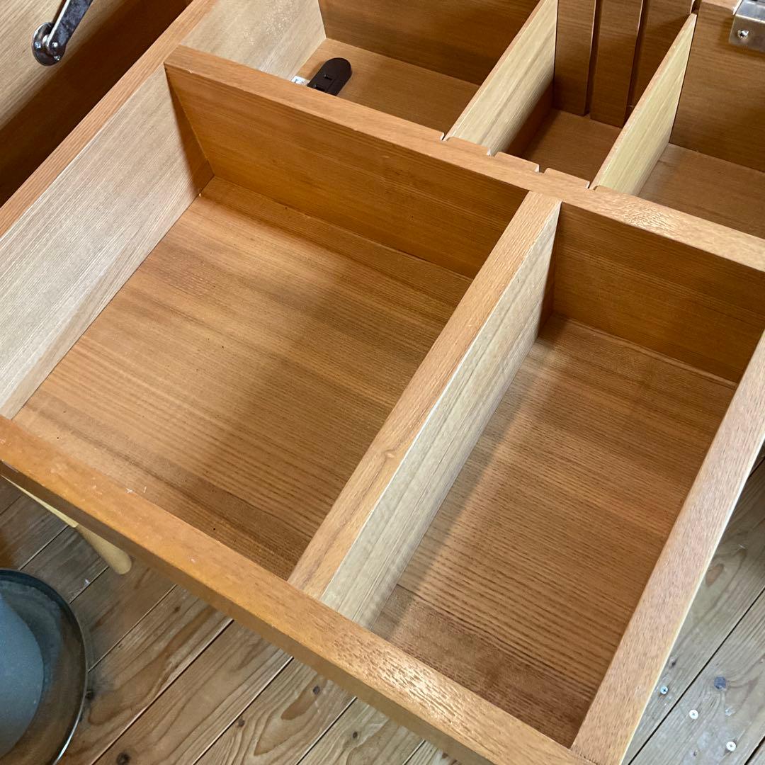 も*へ様 コンパクトドレッサー ナチュラル ミッドセンチュリー 化粧台 鏡台 2