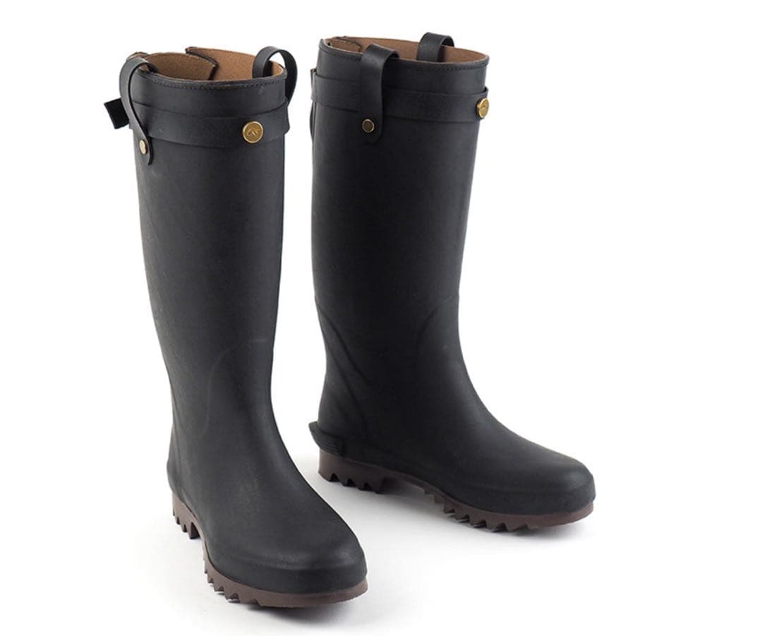 Daiichi rubber第一ゴム ラバーブーツ ブラック